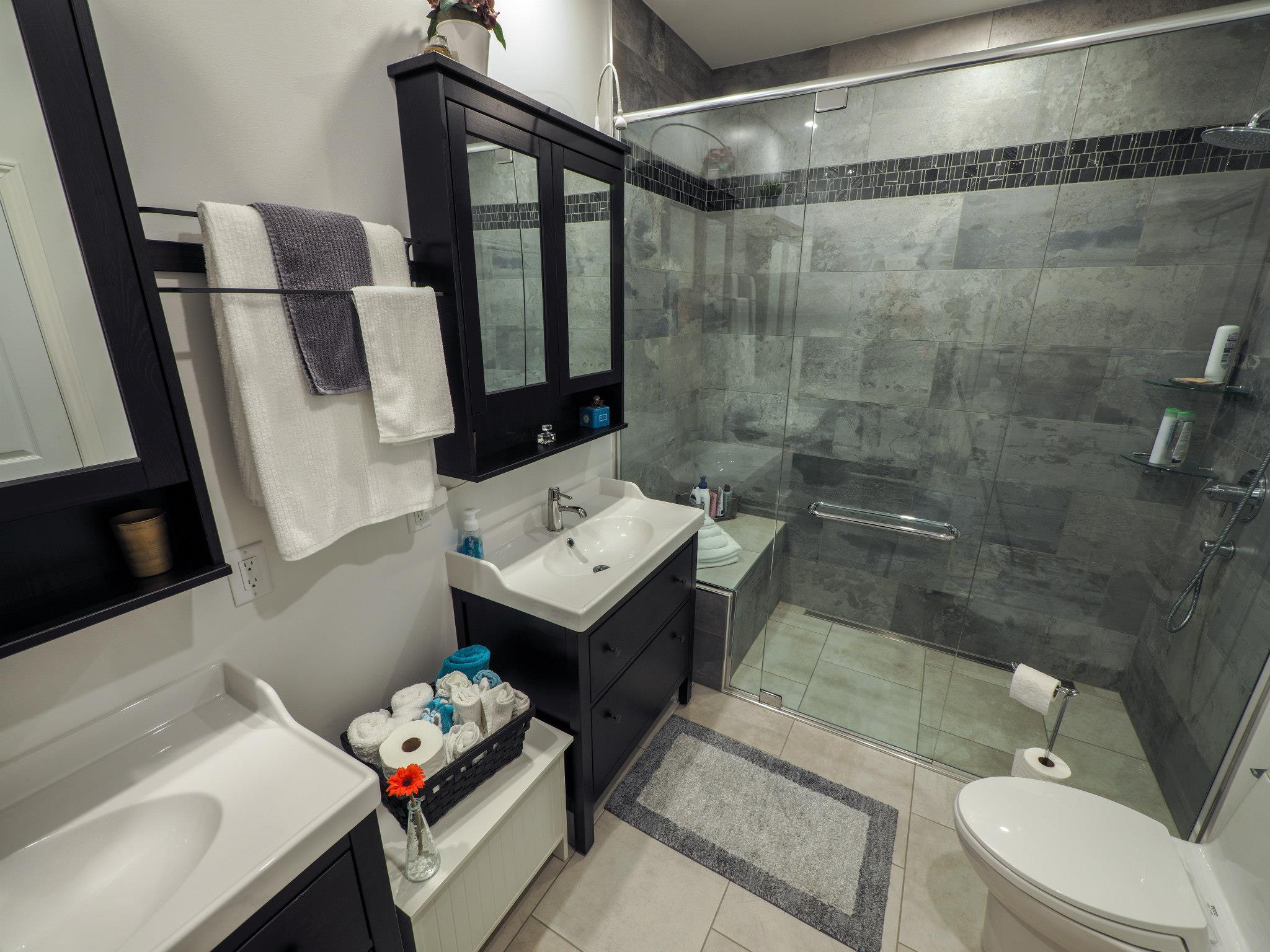 modern bathroom 2 modern bathroom with two sinks
