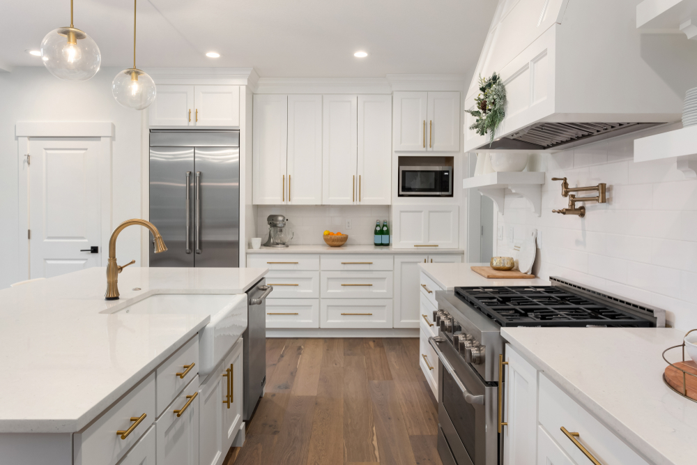 White Kitchen Detail - Kitchen Remodel